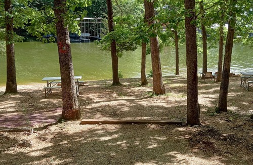Sunrise Beach RV Rental | DnD Campground Site #3 Beach Front and Lakeview
