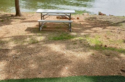 Lake of the Ozarks RV Rental | DnD Campground Site #5 Lake Front Primitive Camp Site