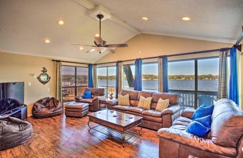 Tool House | Dock and Fire Pit Waterfront Cedar Creek Lake Home