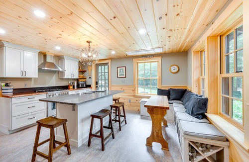 Center Lovell House | Dock & Beach Access! Waterfront Home on Kezar Lake