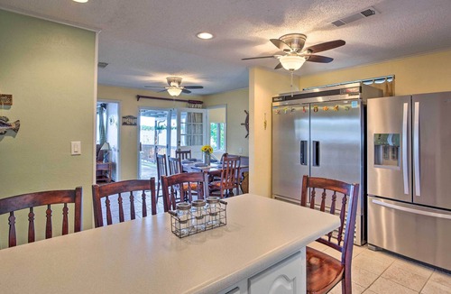 Tool House | Dock & Fire Pit: Waterfront Cedar Creek Lake Home