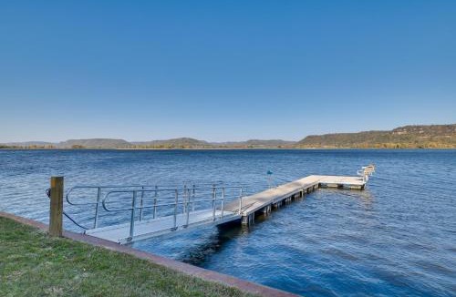 Wabasha House | Dock & Views: Waterfront Home in Wabasha!