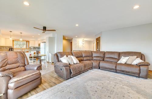 Wabasha House | Dock & Views: Waterfront Home in Wabasha!