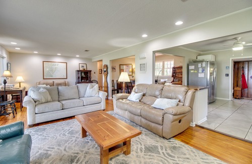 Crescent House | Dock & Views! Waterfront Baisden's Bluff Home