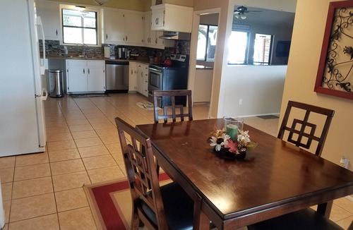 La Hacienda Estates House | Dog Friendly 3 BR House w/deep water boat dock and sunset views on Eck Lane