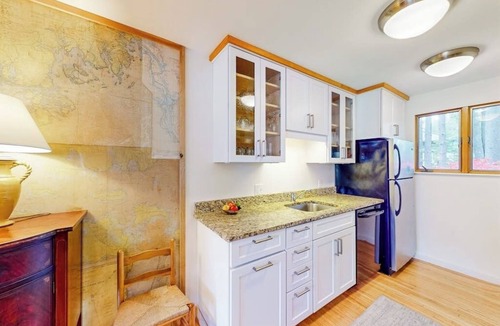 Southwest Harbor House | Dog-friendly 3-story home with wood stove, deck, grill, ocean views, W/D, AC