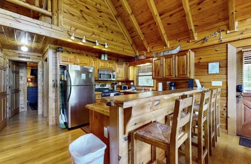 Necowa Cove House | Dog Friendly Cabin w/Hot Tub, Views & Game Room