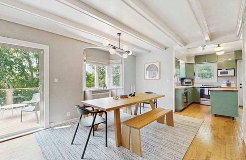 Baraboo House | Dog-friendly downtown home with hot tub & deck