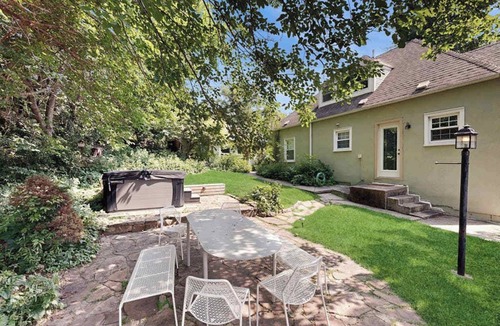 Baraboo House | Dog-friendly downtown home with hot tub & deck