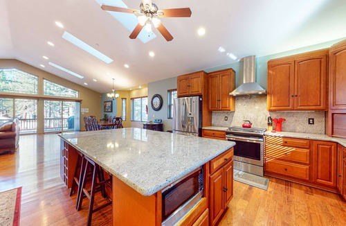 Bijou Park Acres House | Dog-friendly home near lake with hot tub, pool table, fireplace, & W&D