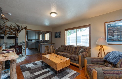 McCall House | Dog friendly historic cabin steps to downtown McCall