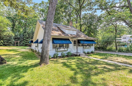 Grand Beach House | Dog-friendly home near beach with deck, grill, large backyard, wood fireplace