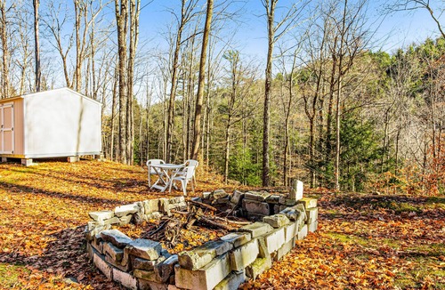 Wevertown House | Dog-friendly home with pool table, firepit, wood stove, deck, grill, & WiFi