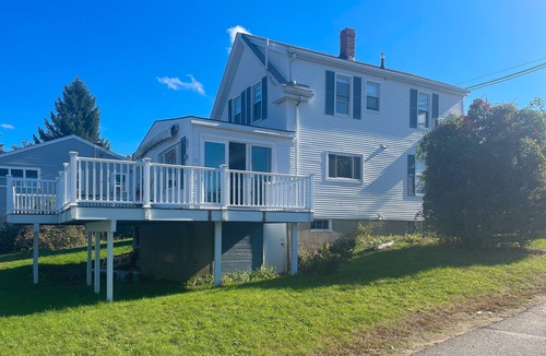 Beverly House | Dog-friendly home with a partial river view & deck - steps from park & beach
