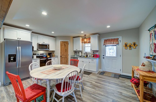Eagle Mountain Cabin | Dog-friendly home with wraparound deck, firepit, grill, WiFi, and pool