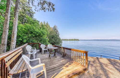 Grand Isle House | Dog-Friendly Lakefront Home with WiFi, Private Dock & Firepit