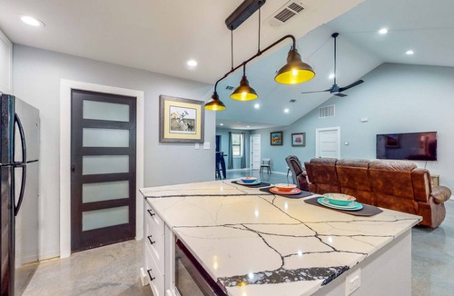 Tool House | Dog-friendly lakeside retreat with pool & dock