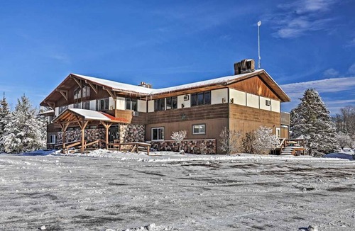Ironwood Cabin | Dog Friendly main level king room inside the Lodge at North Ironwood Acres resort.