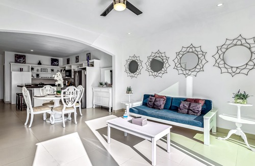 La Paloma House | Dog-friendly oceanfront villa with rooftop patio, pool access, & kitchen