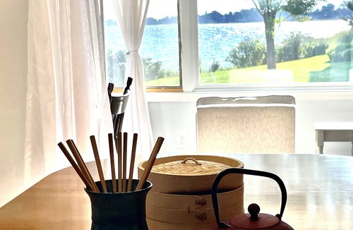 Milford House | Dog-Friendly Oceanfront Getaway - Walk to Dining - Private Beach Access