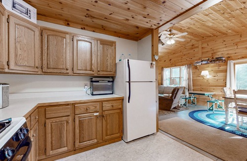 Indian Lake House | Dog-friendly, riverfront cabin with kayaks and firepits