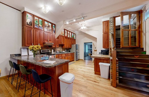 McDowell House | Dog-friendly, riverfront home with games galore, pool, & mountain view