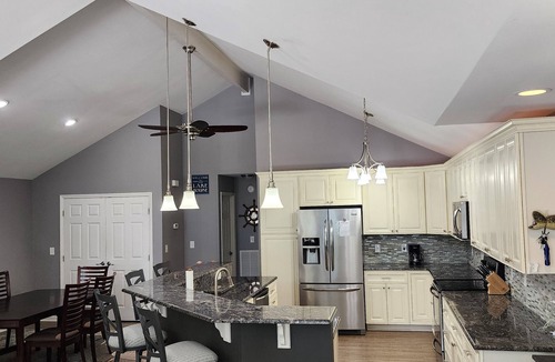 Littleton House | Dog friendly single-story home, Flat lot! Huge game room! 7 ft water depth!