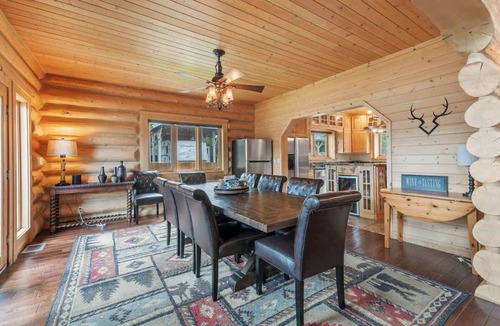 Sagle House | Dog Friendly Waterfront Log Home w/Private Dock