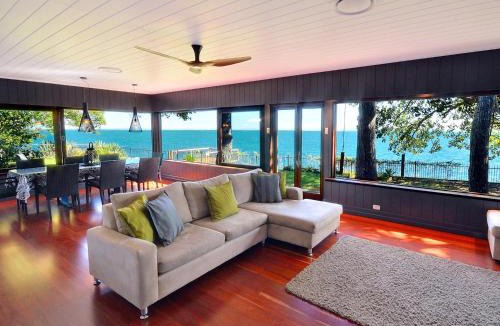 Amity Point House | Dolphins at Sunset