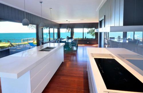 Amity Point House | Dolphins at Sunset