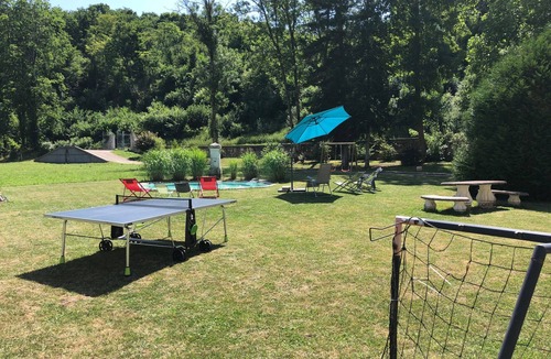 Rollainville Villa | Domaine de L'Etanche: private pool, private terrace and Wi-Fi