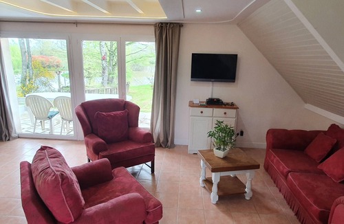 Chaillac Ski Chalet | Domaine La Tuilerie nRural self catering country Chalet 1 of 2 with lake views