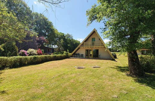 Chaillac Ski Chalet | Domaine la Tuilerien Rural self catering country Chalet 2 of 2 with lake views