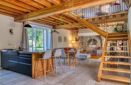 Blere Villa | Domaine Le Pineau Private Pool & Nordic Jacuzzi Loire Valley