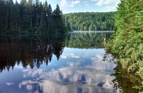 Riviere-a-Pierre Ski Chalet | Domaine Sauvage - Chalet sur le Bord D'un lac Paisible