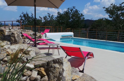 Saint-Alban-sous-Sampzon Villa | DOMAINE Vilonapa Villa MURIER with private pool - 6 people