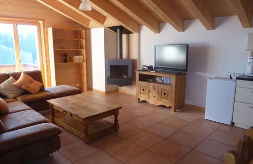 Champoussin Apartment | Doorstep skiing from a 'chocolate box' Swiss ski village.