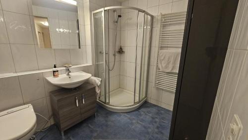 Oberwil House | Doppelzimmer mit separatem Dusche und WC