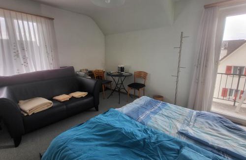 Lenzburg House | Double Bedroom with Balcony