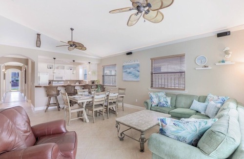 Naples Park House | Double Master Bedrooms,Pool, Near Beach, Sleeps 11