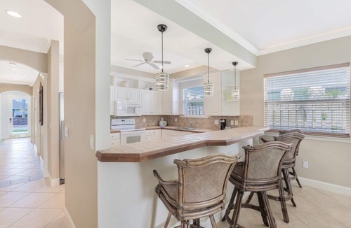 Naples Park House | Double Master Bedrooms,Pool, Near Beach, Sleeps 11