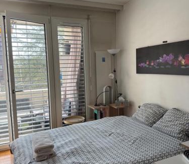 Le Bouchet Apartment | Double room and private bath in a shared flat, quiet, close to the UN and airport