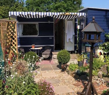Heligan Bed & Breakfast | Down The Garden Path Vintage Caravan B&B , Dartmoor