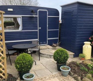 Heligan Bed & Breakfast | Down The Garden Path Vintage Caravan B&B , Dartmoor