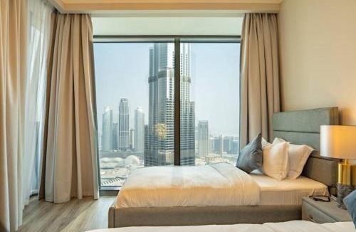 Downtown Dubai Apartment | Downtown 3BR Luxe, Burj & Fountain View Bliss Near Dubai Mall