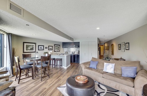 Charlevoix Condo | Downtown Charlevoix | Pool, Hot Tub, Sauna | Sleeps 4