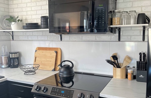 Saint Joseph Apartment | Downtown Flat Steps from Silver Beach