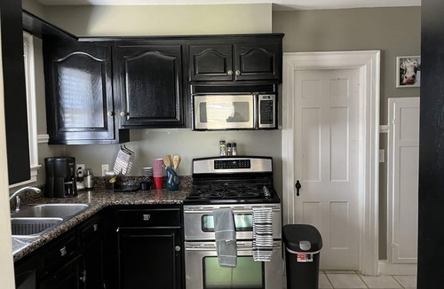 High Point House | Downtown High Point. Private back yard with patio. Home gym.