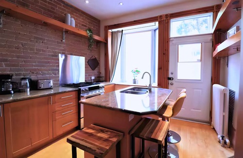 Quartier des Spectacles House | Downtown Montreal Victorian house, Walk Everywhere