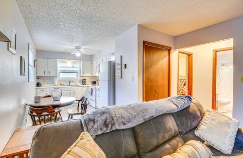 Pierre Apartment | Downtown Pierre Apartment ~ 1/2 Mi to River!